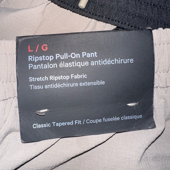 Lululemon Ripstop Pull-On Pants Men’s Large - Picture 4 of 4